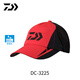 DAIWA Spring/Summer 25 DC-3225 Half Mesh Fishing Hat Water-Repellent Baseball Cap Duck Bill Sun Hat Sun Hat Black One Size
