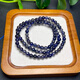 Ally natural transparent cordierite three-circle bracelet blue crystal tanzanite beads blue crystal blue crystal bracelet gift 5mm3 circle
