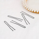 Peijing U-shaped clip hairpin black clip dance hairpin ball head fixed hairpin hairpin headwear women U-shaped hairpin 6cm+7cm 100 pieces