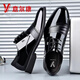 YRC Yierkang Lederschuhe für Männer im Winter Neugeschäft Formale Verschleißhöhe, vielseitiger, lässiger und warmer Hochzeitsschuhe 9928 Brown Vier-Jahreszeiten Modell 40