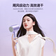 CONFU 200 million negative ion hair dryer dormitory home high wind hair care small folding high power state subsidy hair dryer 1600W KF-3153 purple