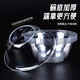 Shenfu Shenfu disposable bowl PS crystal bowl food grade high temperature resistant tableware plastic aviation bowl thickened transparent soup bowl 400ml crystal bowl 100 pieces