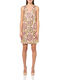 Trina Turk Women's V-Neck Sequin Dress Pink/Gold 16