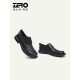 Cero Grado [Oferta especial de tamaño roto] zapatos de cuero anchos Zro Hombres hombres Summer Summer Hollow Hollow Bollow Breathable Cuerpo Cuerpo Men Black R12532 44
