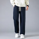 Long Taozi straight casual pants for men 2025 new spring and autumn versatile trousers for men trendy brand solid color sports pants K6627 khaki M about 95-115 Jin [Jin equals 0.5 kg] can be worn