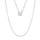 BOC Yijin PT950 platinum necklace for women, fashionable and versatile, 0-shaped M buckle clavicle chain, Mid-Autumn Festival gift for girlfriend and wife, platinum O-shaped chain, M buckle necklace, gold weight about 2.9g