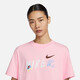 NIKE women's short-sleeved summer new sportswear loose round neck half-sleeved T-shirt FJ7714-690 S