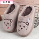 Luo Zhichao children's cotton slippers, thickened and deodorant, elementary school students' Baotou cartoon bear, light-soled slippers for boys 7-12 years old, non-slip and mute, main picture style 38 39 suitable for feet 36-37