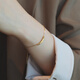 Shien-plated 18k gold-plated broken gold bracelet for women, high-end and exquisite, small sugar cube bracelets for money from all directions, broken gold bracelet 16+5cm