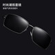 Tyrannosaurus Day and Night Polarized Color-Changing Sunglasses for Men Drivers Driving Fishing Glasses Driving Special Men's Sunglasses Polarized Sunglasses (Free Glasses Case + Glasses Cloth)
