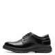 Florsheim Boys' Oxford Shoes Casual Leather Shoes 8-12 Years Old, Comfortable and Breathable Black 2.5 Big Kid