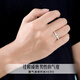 ALLOVE simple sterling silver ring men's single index finger ring plain ring birthday gift for boyfriend and husband's birthday practical gift