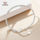 Aido Diamond platinum twist rope bracelet for women pt950 platinum small waist bracelet fashionable and versatile weight 11.49 grams + delivery certificate