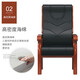 Dingmiao famous craftsman solid wood office chair leisure bedroom back armchair mahjong elderly ergonomic sofa soft bag conference computer chair
