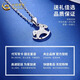 China Gold (CHINA GOLD) platinum necklace pt950 Trojan horse platinum pendant pendant female clavicle chain wedding gift to girlfriend birthday gift PT950 platinum Trojan pendant about 1.4g free silver chain
