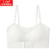 TJVF Large Size Strapless Underwear Women's Thin Large Breasts Show Small Gather Anti-Sagging Anti-Slip Bandeau Beautiful Back Bra Summer White XL 125-140Jin Jin equals 0.5 kg 883