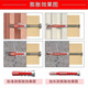 FANCYCHIC expansion screw TV cabinet bracket wall cabinet gypsum board hollow brick wall special expansion tube bolt extension rod 8*65 cross head screws 20 sets