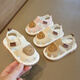 G.duck baby sandals for men and women 012 years old baby soft bottom non-slip toe cartoon sandals for toddlers 2025 new style 2506 beige inner length 11.5 cm 16