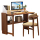 Marku Liangpin solid wood desk writing study table computer desk all solid wood folding table C7700 white 0.75m