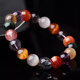 Eternal Symbol Brand Crystal Duobao Bracelet Single Bead Bracelet Seven Gold Strawberry Copper Hair Black Hair Silver Titanium Titanium Crystal Gift for Men and Women Five Elements Customized Duobao Bracelet