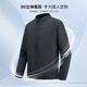 Shanshan jacket men's spring and autumn business casual commuting solid color stand collar zipper windproof and smooth men's clothing