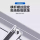 Huili's air conditioner external unit bracket 304 stainless steel universal thickening suitable for Greeme, Xiaomi, Haier, Ox, Haier TCL and other large 1P/1.5p/2/3 external rack 304 thick 2.1MM 3P air conditioner bracket + load-bearing 450KG