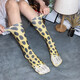 Minghuitong Funny Socks 3D Animal Foot Print Socks Animal Print Creative Funny Adults and Children Personalized Cat and Dog Chicken Paw Socks Leopard Print One Size Adult 40cm Individually Packaged