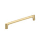 
XMSJ custom manufacturer direct sales brushed gold brass handle double hole wardrobe cabinet door drawer cabinet copper handle copper mh6624-160 hole