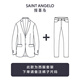 Annunciation Bird Suit Men's First Suit in Life 2025 Summer New Men's Fashion Formal Suit and Pants Suit Obsidian Black 46 A(170/92) /Please note the waist or pants