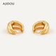 AJIDOU Ajidou earrings birthday gift for women, fashionable and cool earrings, versatile for daily use, gift to girlfriend, gift to wife, gold