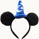 Jieyi Rusty Magic Hat Headband Disney Princess Outing Children's Cartoon Mickey Star and Moon Hat Boy's Garden Headband White Magic Hat Mickey 1 Pack