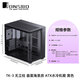 JONSBO TK3 sea view room chassis ATX computer host column-free curved glass side transparent desktop 360 water-cooled MATX desktop game e-sports type-c TK-3 black (supports ATX motherboard/360 water cooling)