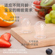Haakaa baby food bite bag fruit and vegetable teether baby teething stick eating fruit pacifier food supplement artifact milk yellow 1 pack