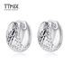 TTMIX modern platinum earrings women's platinum pt950 earrings platinum earrings ear buckles shiny white gold earrings 7.1-7.3g