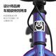 Little Explorer children's bicycle 3-10 years old bicycle Challenger 300pro children's bicycle children's bicycle challenger 300pro + blue charm purple + disc brake + gift bag 20 inches, suitable for heights 130-160cm