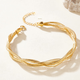 OeinOEIN2025 new 18K gold bracelet Italian gold three-strand air bracelet couple bracelet gold six-strand