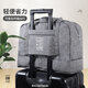 Storage bag on the trolley suitcase, travel bag can be hung on the suitcase, double layer travel bag, portable hand-held storage, small size - black