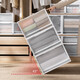 JPHZNB Schublade Aufbewahrungsbox Garderobe Transparent Storage Box Kleidung Unterwäsche Haushaltskleidung Plastik Plastik Finishing Box Storage Cabinet 9227 Schubladenschrank 44*34*19 cm drei Pakete mit großem Wert/unabhängigen drei