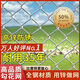 Hot-dip galvanized chain link fence, durable breeding wire mesh, chicken, cattle and sheep fence protection net, rust-resistant and corrosion-resistant, hot-dip galvanized chain link fence, 1.5 high, 4.0 thick, 6 cm, hole 10 meters