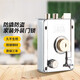 Exterior door lock, old-fashioned anti-theft lock, anti-pry household door, iron door, wooden door, room door lock, cold-rolled steel universal lock, edge-left opening