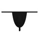 Men's thong pure cotton men's thong narrow edge low waist sexy and fun pure style special spicy character inside black M 80-100Jin Jin is equal to 0.5 kg