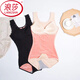 LangSha (LangSha) Autumn and Winter Warm Vest Women's Shapewear One-piece with Padded Padded Underwear Plus Velvet Thickened Butt Lift Bottoming XL Size Seamless Underwear Free Style/Fair Skin Color 2XL (Recommended 130-150Jin Jin equals 0.5kg)