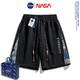 NASA national trend embroidered shorts men's summer loose breathable sports casual pants NASA-9127 apricot 2XL