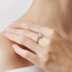 Made in Tokyo, bouquet series rose pt950 platinum cultivated diamond ring 50 points No. 13 gift for wife or girlfriend
