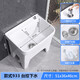 Lefit (lfte) bathroom ceramic mop pool balcony mop trough household Taiwan-controlled large, medium and small mop basin courtyard mop pool 933 Taiwan-controlled drain delivery to home