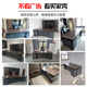 Opaika office desk boss desk simple modern double cabinet mobile cabinet office manager president desk and chair combination desk 1.8*0.8 meter boss desk (installation included)