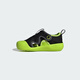 Adidas (adidas) Adidas Children's Shoes 25 Spring New Velcro Sandals for Men, Women and Children JP5756 Black/Green/Grey