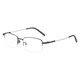 Fenchi-Lesebrille Herren mittlere und ältere Hochgeschwindigkeits-Anti-Fett-Anti-Fett-Brille Black-100 Grad