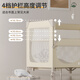 Youlebo crib multifunctional travel bed spliced large bed mobile portable newborn baby bed diaper table shaker champagne color (one-click opening and closing + diaper changing + shaking)