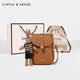 CinvaiKrose bag women's bag mobile phone bag mini bag women 2025 new crossbody bag shoulder bag birthday gift for girlfriend brown
